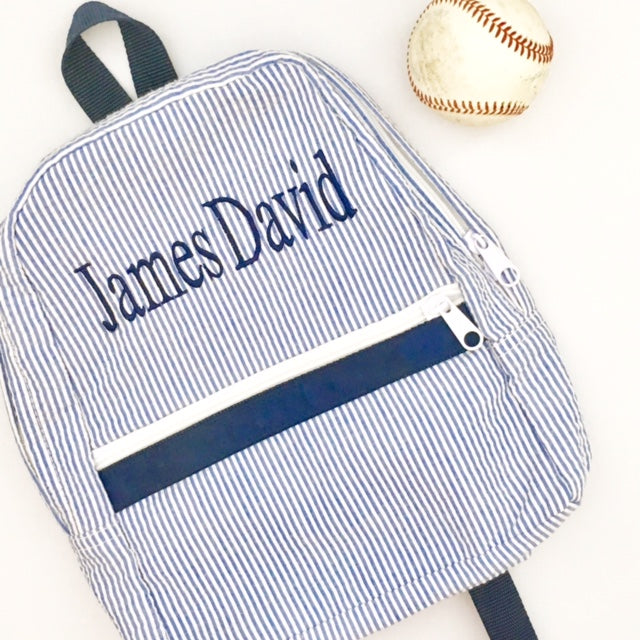Seersucker Backpack