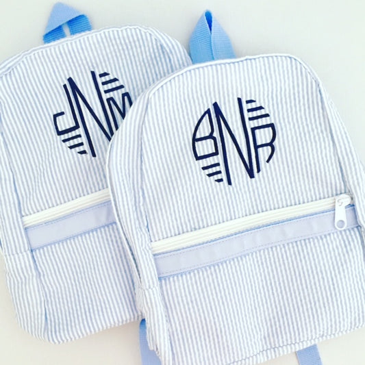 Seersucker Backpack