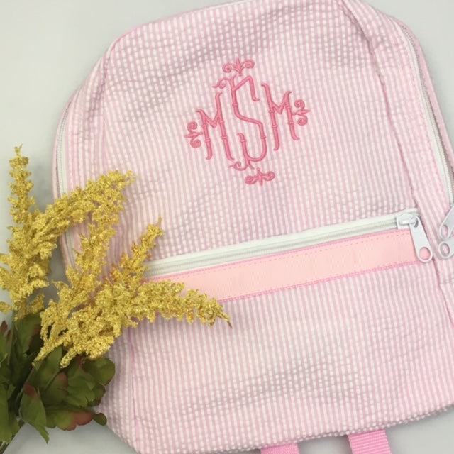 Seersucker Backpack